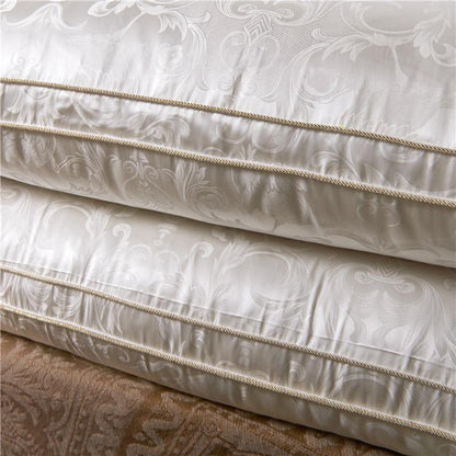 Almohada Fabrizio de pluma de ganso, 100% transpirable