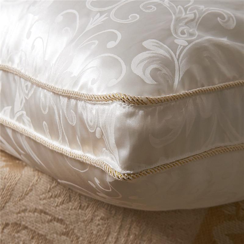 Almohada Fabrizio de pluma de ganso, 100% transpirable