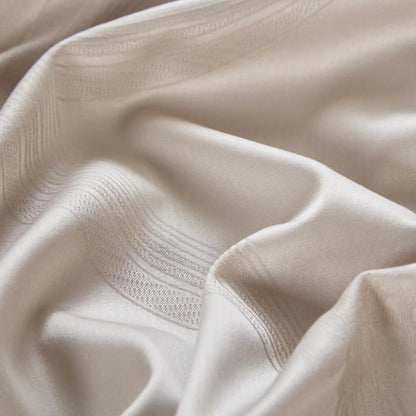 Light Taupe Lancelot Duvet Cover Set (Premium Egyptian Cotton) (Jacquard)