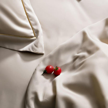 Karen Solid Color Lyocell Duvet Cover Set