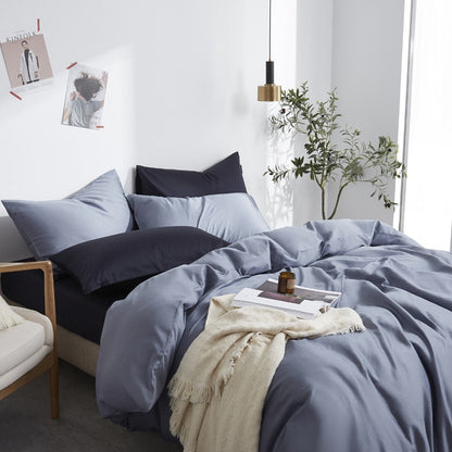 Florentine Grace Silk Duvet Cover Set (Premium Egyptian Cotton) 600TC