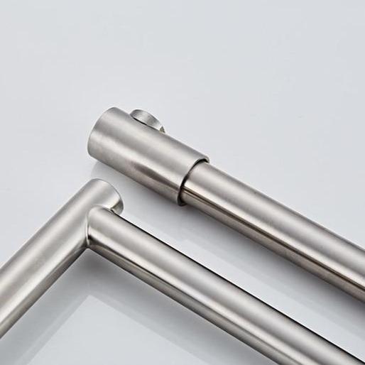 Robinet de cuisine pliable rétractable à trou unique Edison