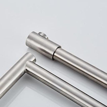 Robinet de cuisine pliable rétractable à trou unique Edison