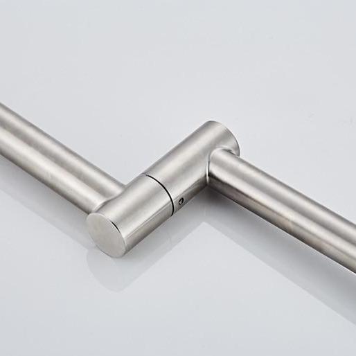 Robinet de cuisine pliable rétractable à trou unique Edison