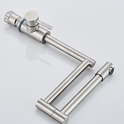 Robinet de cuisine pliable rétractable à trou unique Edison