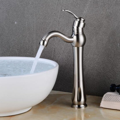 Grifo de baño vintage de un solo agujero Lily