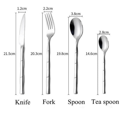 Lotus Flatware 24-Piece Set