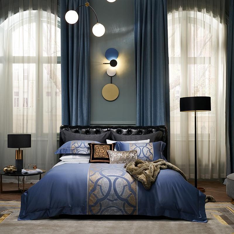 Mia Gradient Modern Premium High End 1200TC Duvet Cover Set 100% Cotton
