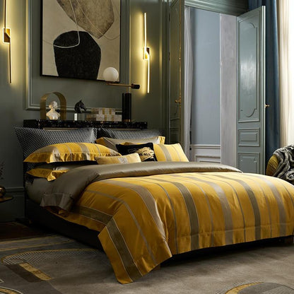 Mia Gradient Modern Premium High End 1200TC Duvet Cover Set 100% Cotton