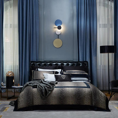 Mia Gradient Modern Premium High End 1200TC Duvet Cover Set 100% Cotton