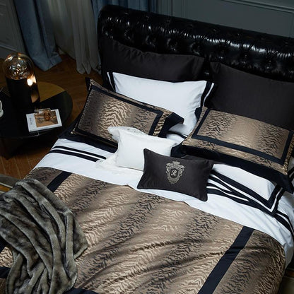 Mia Gradient Modern Premium High End 1200TC Duvet Cover Set 100% Cotton
