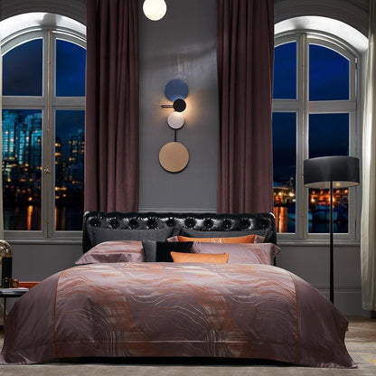 Mia Gradient Modern Premium High End 1200TC Duvet Cover Set 100% Cotton