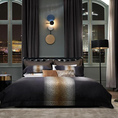 Mia Gradient Modern Premium High End 1200TC Duvet Cover Set 100% Cotton