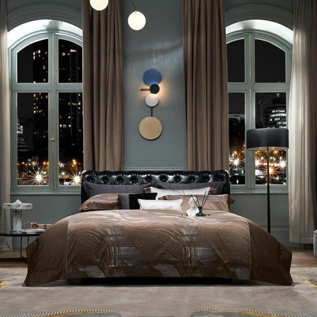 Mia Gradient Modern Premium High End 1200TC Duvet Cover Set 100% Cotton