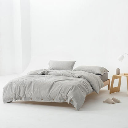 Olivia Stripe Ultra Soft Duvet Cover Set 100% Washed Cotton