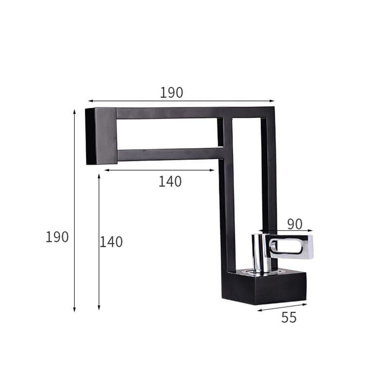Christopher Single-Hole Modern Bathroom Faucet