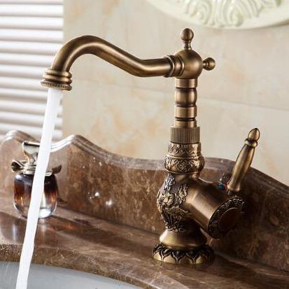 Robinet de salle de bain monotrou Eleanor