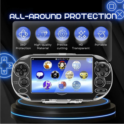 Protective Crystal Case for PS Vita 1000 | Transparent TPU Full Cover Shell
