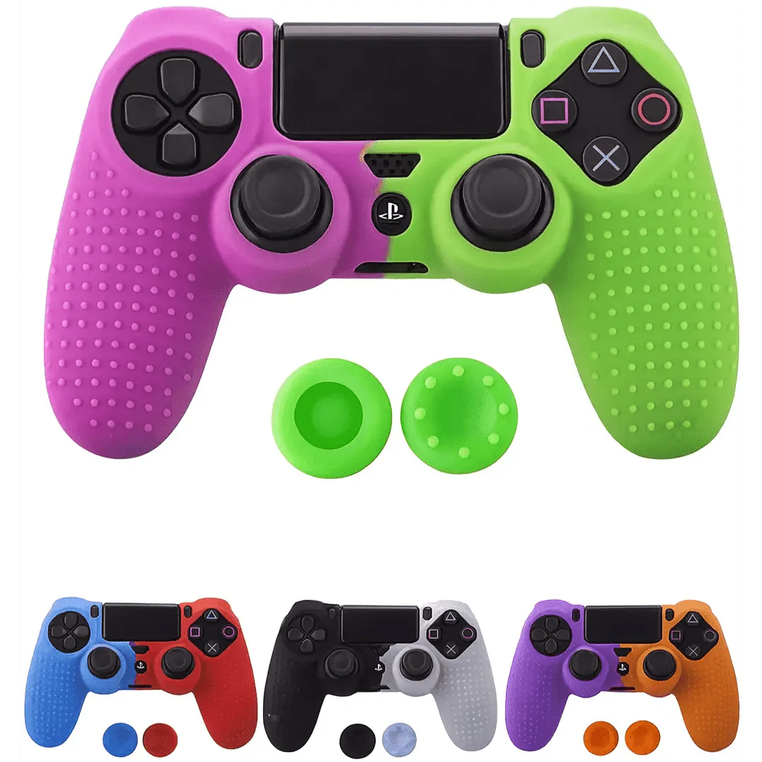 PS4 Controller Silicone Cover | Soft Protective Skin for PlayStation 4 Gamepad