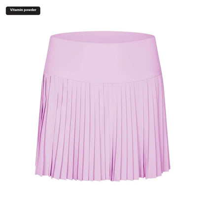 Purple Double Layer Points Exercise Skort