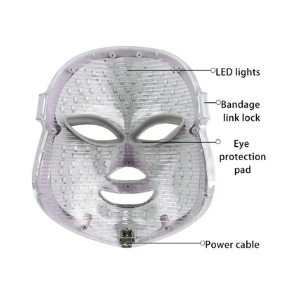 Purple LED Mask Skin Care Facial Beauty Device