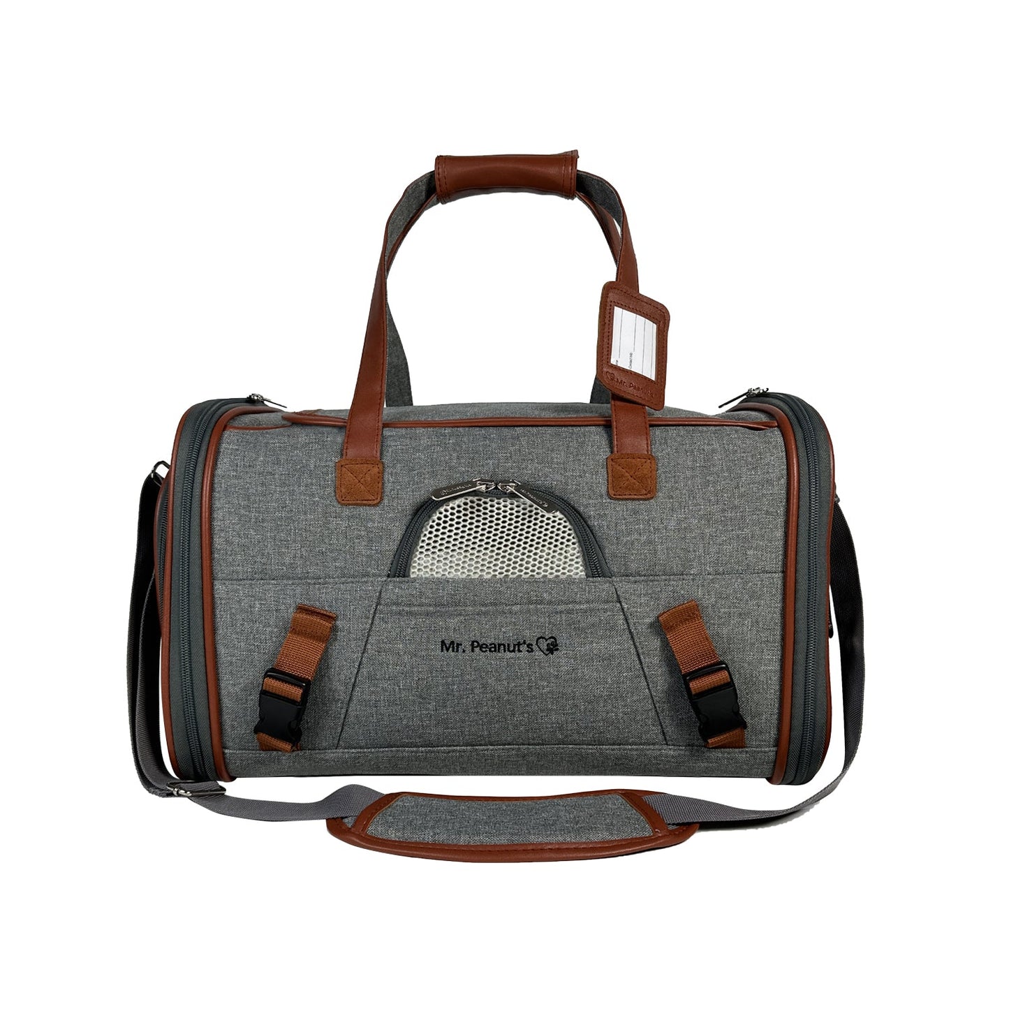 Sac de transport pour animaux de compagnie de taille standard, homologué pour les compagnies aériennes, série Or, par Mr. Peanut