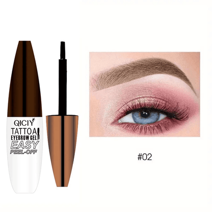 Easy Peel Off Eyebrow Gel Long-Lasting, Waterproof & Smudge Proof