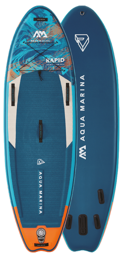 Aqua Marina RAPID 9'6" Inflatable Paddle Board River SUP
