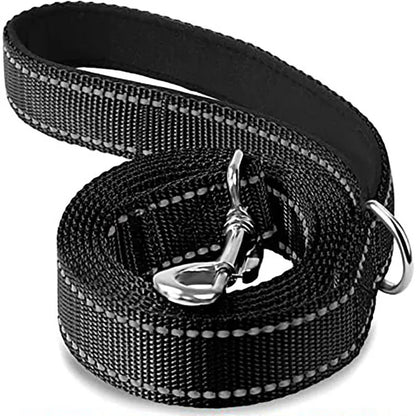 Reflective Pet Leash | Adjustable Polyester Lead Strap for Dogs and Cats