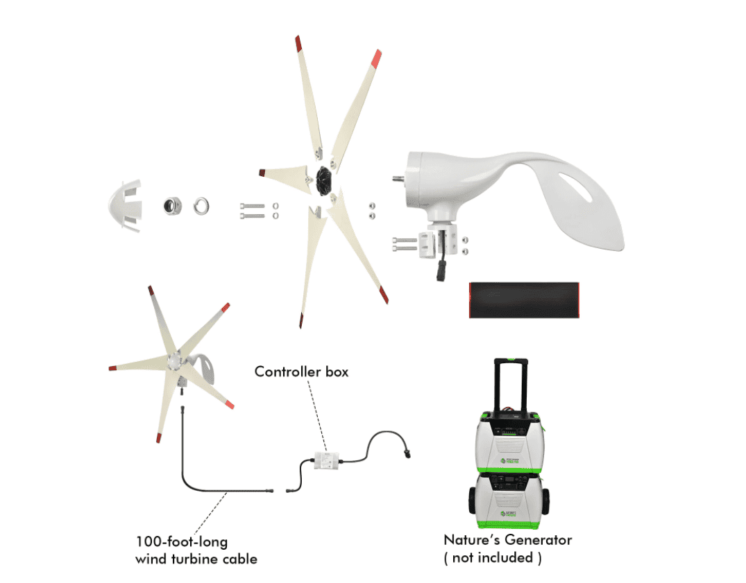 Refurbished - Nature's Generator Wind Turbine