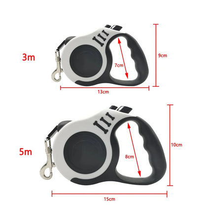 Retractable Dog Leash Strong Nylon Lead