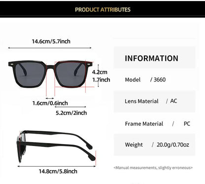 Retro Square Sunglasses | UV Protection Classic Eyewear