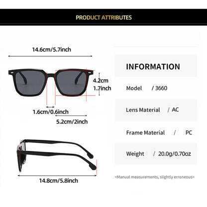 Retro Square Sunglasses | UV Protection Classic Eyewear