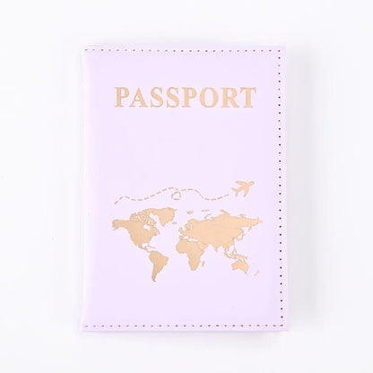 RFID Vintage PU Leather Passport Holder – Multi-Function Travel Wallet