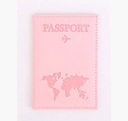 RFID Vintage PU Leather Passport Holder – Multi-Function Travel Wallet