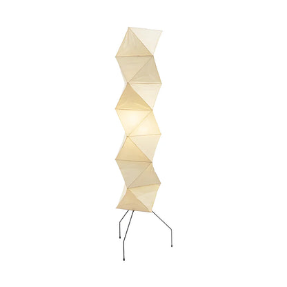 Origami Paper Floor Lamp 74" Rhombus Japanese Style E26 Light