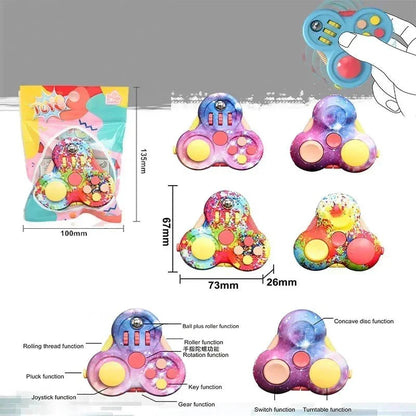Rotating Magic Bean Fidget Toy | Stress Relief & Educational Puzzle