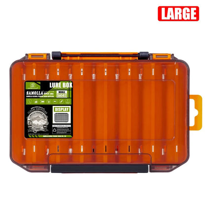 Double-Sided Fishing Tackle Box | Lightweight Lure Organizer for Anglers
