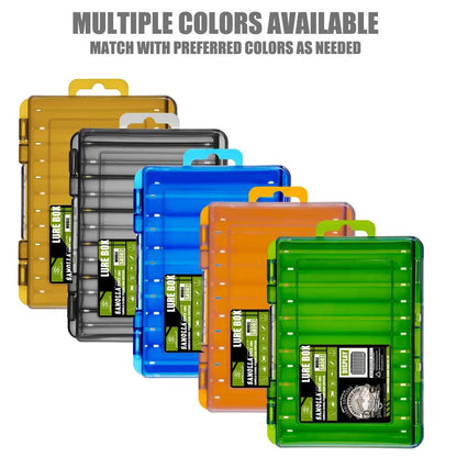 Double-Sided Fishing Tackle Box | Lightweight Lure Organizer for Anglers