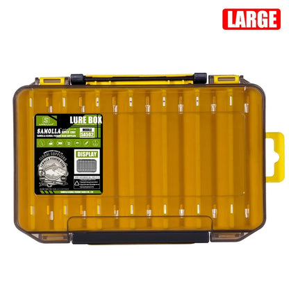 Double-Sided Fishing Tackle Box | Lightweight Lure Organizer for Anglers