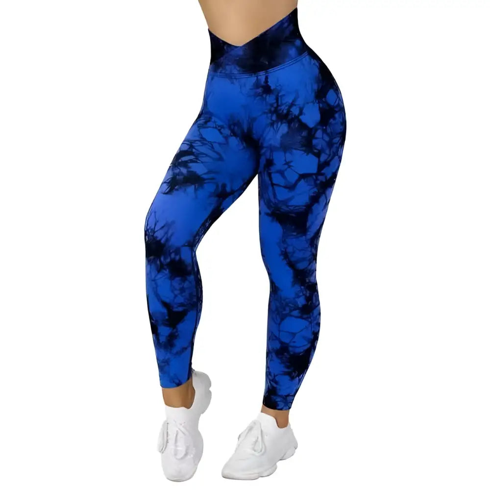 Seamless Tie Dye Leggings Women High Waisted Yoga Pants