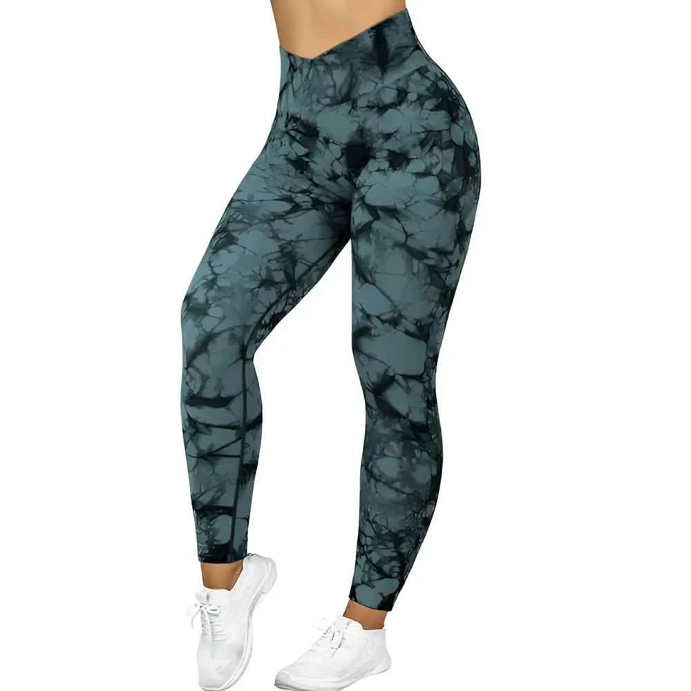 Seamless Tie Dye Leggings Women High Waisted Yoga Pants