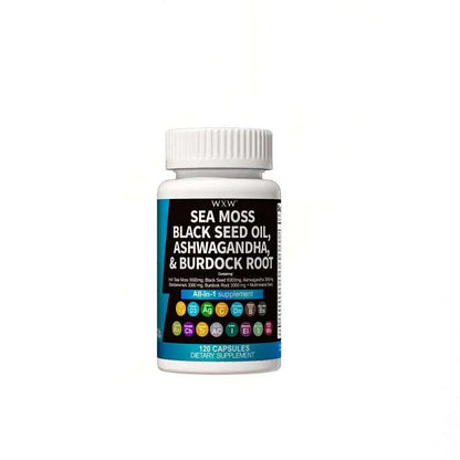 Seaweed Capsules with Sea Moss and Ashwagandha