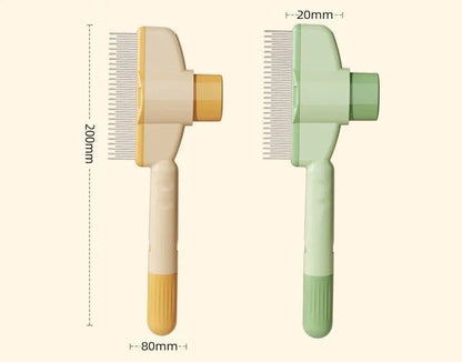 Self-Cleaning Pet Comb – Stainless Steel Grooming Brush