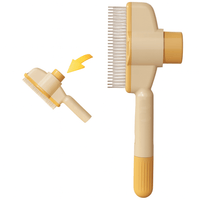 Self-Cleaning Pet Comb – Stainless Steel Grooming Brush
