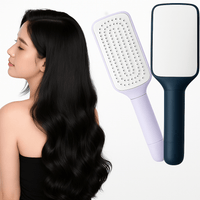 Self-Cleaning Retractable Hairbrush – Anti-Static Scalp Massage Comb