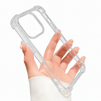 Shockproof Transparent Phone Case – Clear Silicone Bumper Cover