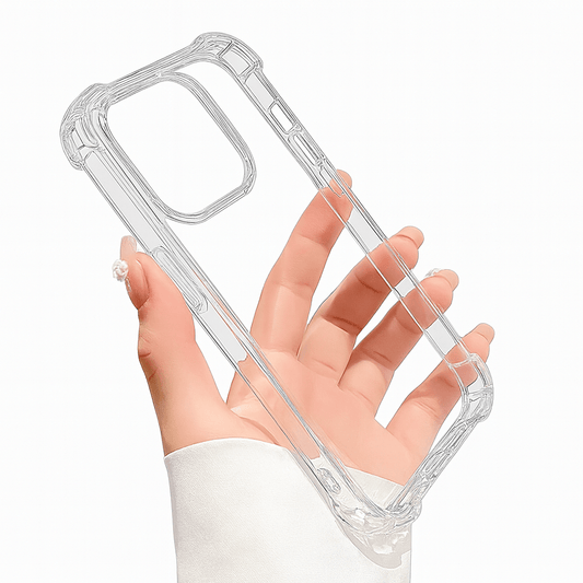 Shockproof Transparent Phone Case – Clear Silicone Bumper Cover