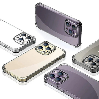 Shockproof Transparent Phone Case – Clear Silicone Bumper Cover