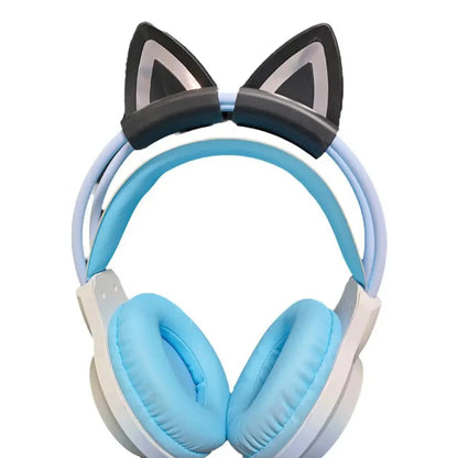 Cat Ear Headphone Decor | Silicone Clip-On Gamer Accessory